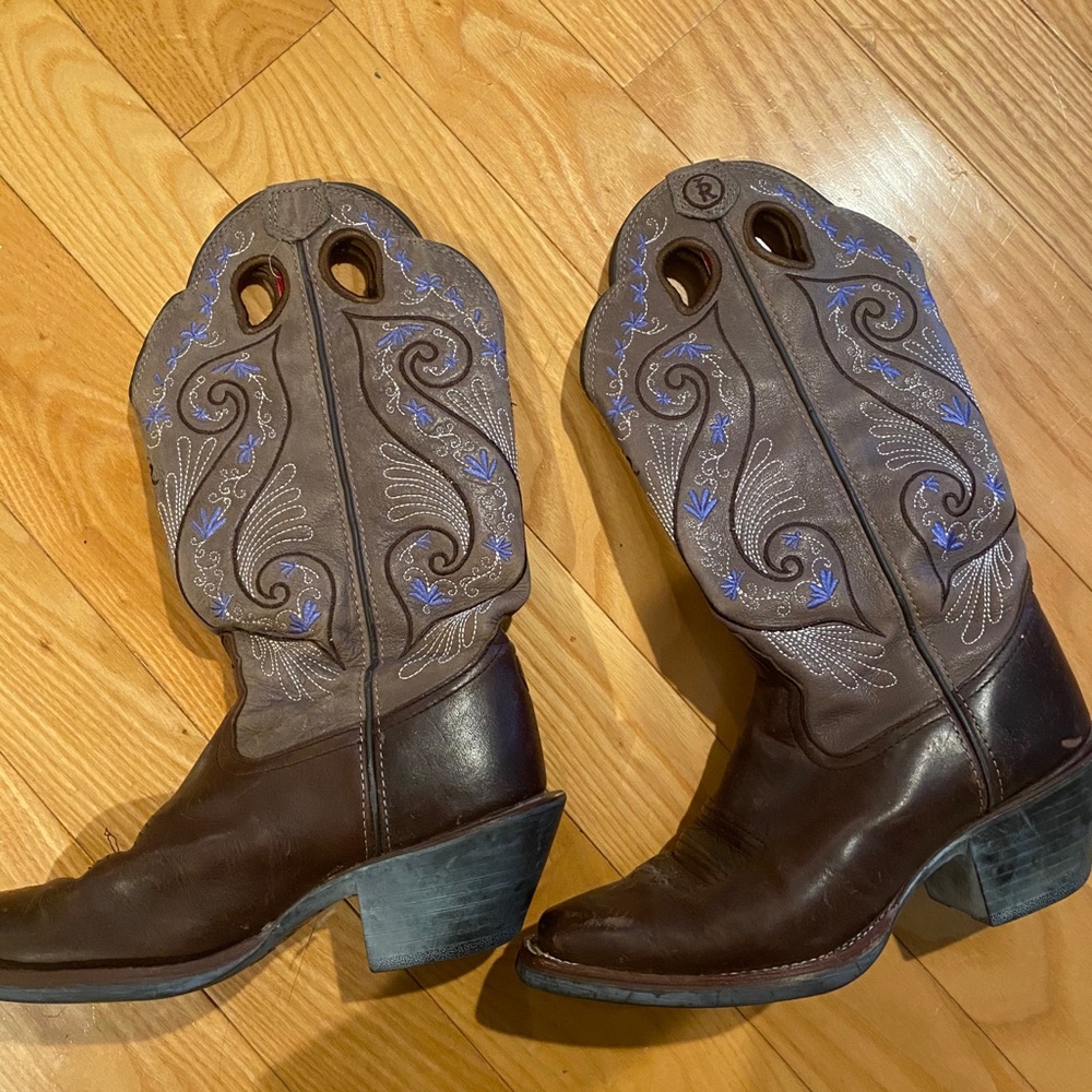 Tony Lama square toe boots